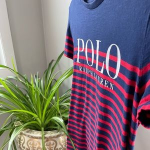 Polo Ralph Lauren blue and red dress